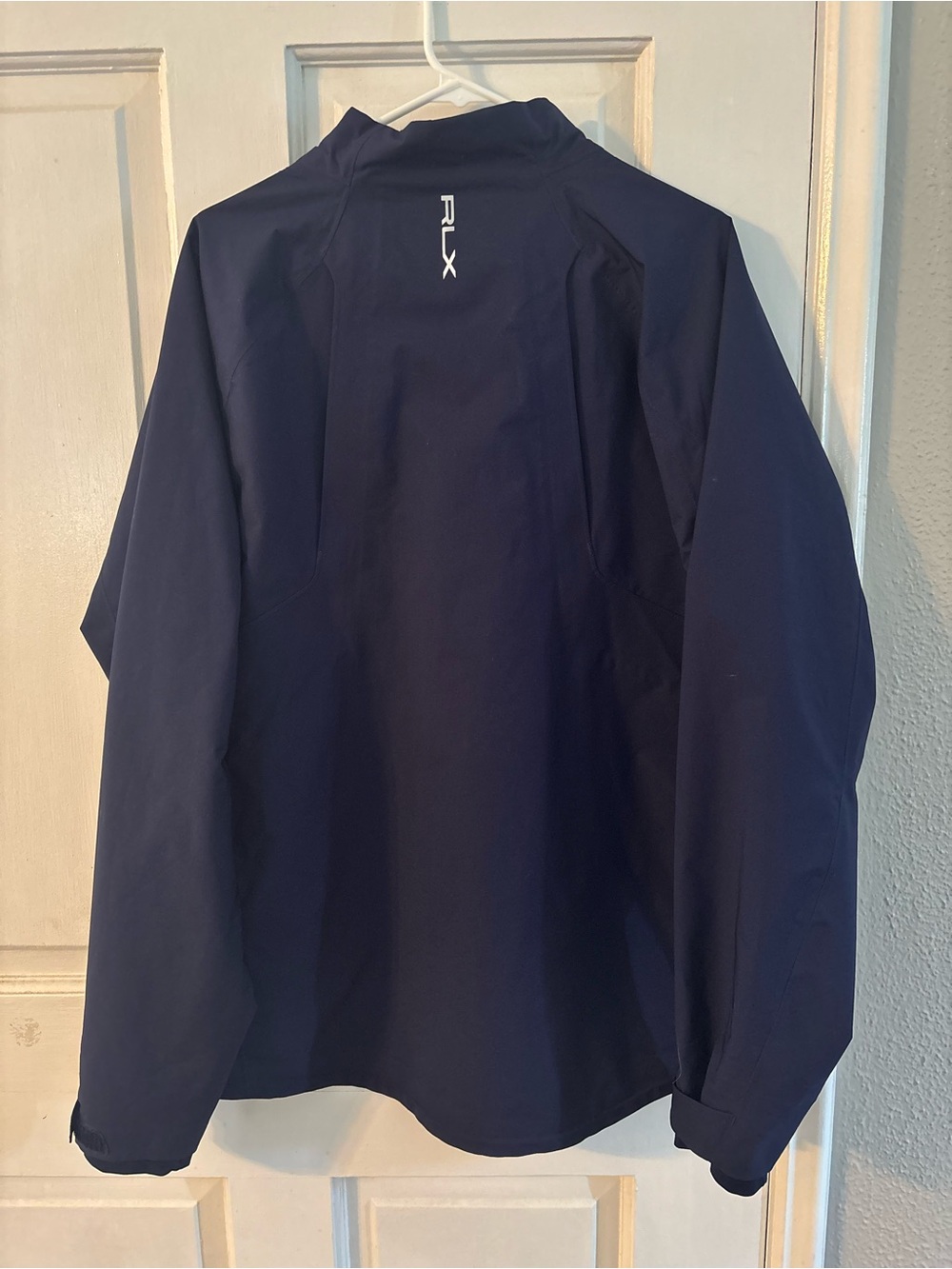 RLX Ralph Lauren Men's XL Navy Waterproof Stretch Softshell Full Zip Jacket - Picture 6 of 12